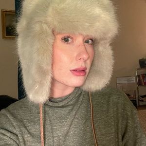 Restoration hardware trappers hat